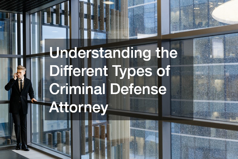 Understanding the Different Types of Criminal Defense Attorney